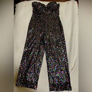 Anthropologie Sparkle Jumpsuit